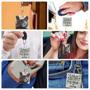 Custom Photo Once By My Side Forever In My Heart Dogs Cats - Pet Memorial Gift - Personalized Custom Acrylic Keychain