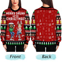 Merry Drunk We're Christmas - Christmas Gift For Bestie, Sibling, Colleague, Best Friend - Personalized Unisex Ugly Sweater