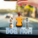 Dog Cat Mom Dad - Gift For Pet Lovers - Personalized Acrylic Car Hanger