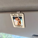 Custom Photo You And Me We Got This - Personalized Custom Shaped Car Visor Clip