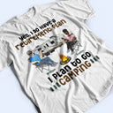 I Do Have A Retirement Plan Old Camping Couple - Personalized Custom T Shirt