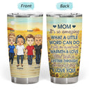 For All The Time That I Forgot To Thank - Gift For Mom - Personalized Custom Tumbler