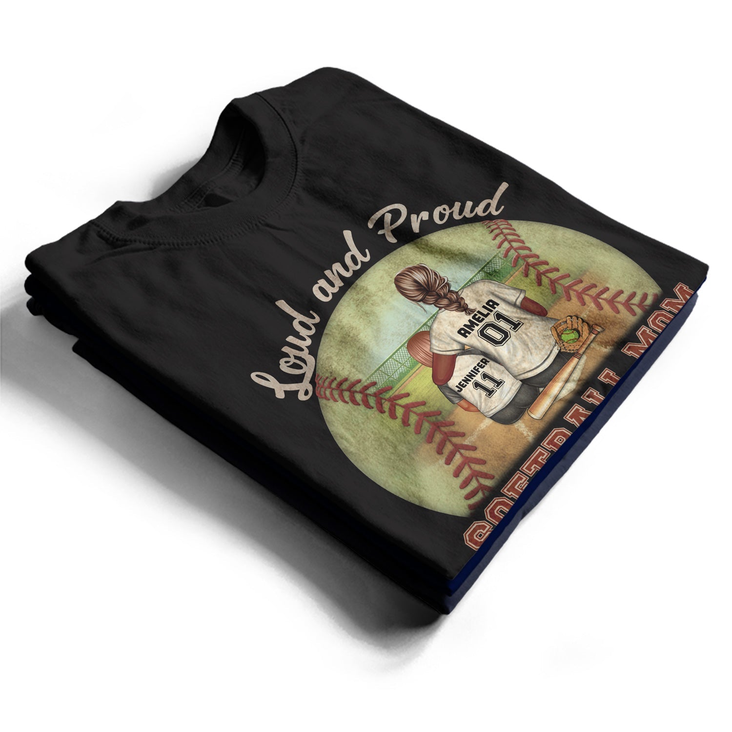 Best Baseball Softball Mom Ever - Birthday, Loving Gift For Sport Fan, Mom, Mother - Personalized Custom T Shirt