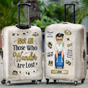 And So The Adventure Begins - Birthday Gift For Him, Her, Kid, Family, Travel, Vacation Lovers - Personalized Custom Luggage Cover