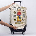 And So The Adventure Begins - Birthday Gift For Him, Her, Kid, Family, Travel, Vacation Lovers - Personalized Custom Luggage Cover