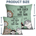 We Rule The House - Home Decor, Birthday, Funny, Housewarming Gift For Cat Lovers - Personalized Pillow