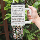 Thank You For Standing By Me - Loving, Birthday Gift For Best Friends, Bestie, BFF - Personalized 40oz Tumbler With Straw