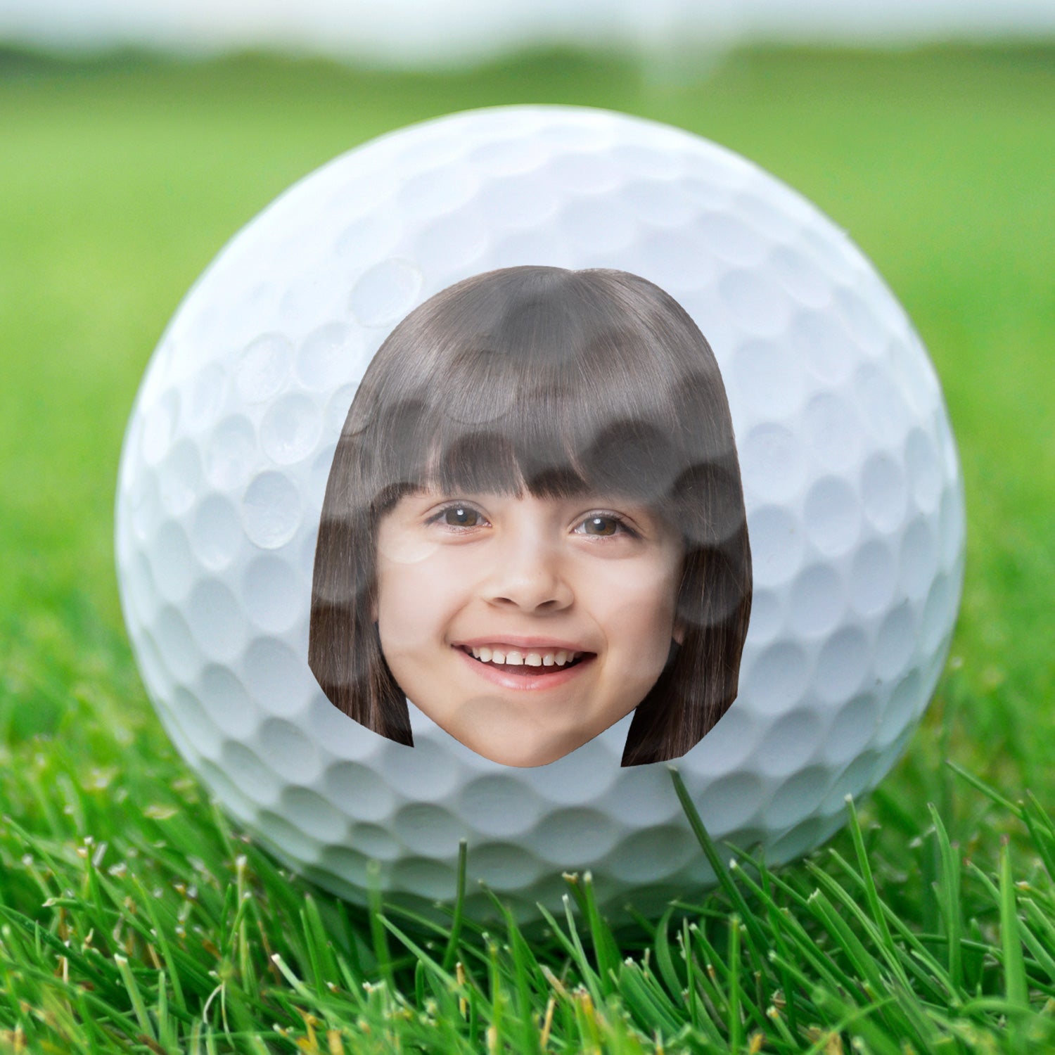 Custom Photo Best Daddy By Par - Gift For Dad, Father, Grandpa, Golfer, Golf Lover - Personalized Golf Ball