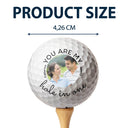 Custom Photo My Hole In One - Gift For Golf Lover, Golfer, Husband, Boyfriend, Dad, Couples - Personalized Golf Ball