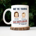 No Returns Or Refunds Chibi Grandkids - Funny Gift For Dad, Mom, Grandma, Grandpa - Personalized Mug