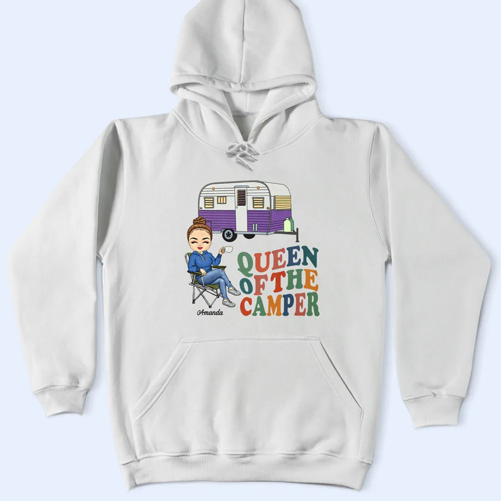 Queen Of The Camper - Personalized T Shirt