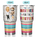 We're Not Sugar And Spice And Everything Nice We're Sage And Hood White Best Friends - Bestie BFF Gift - Personalized Custom 30 Oz Tumbler