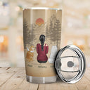 A Girl And Her Dog A Bond That Can‘t Be Broken - Gift For Dog Lovers - Personalized Custom Tumbler