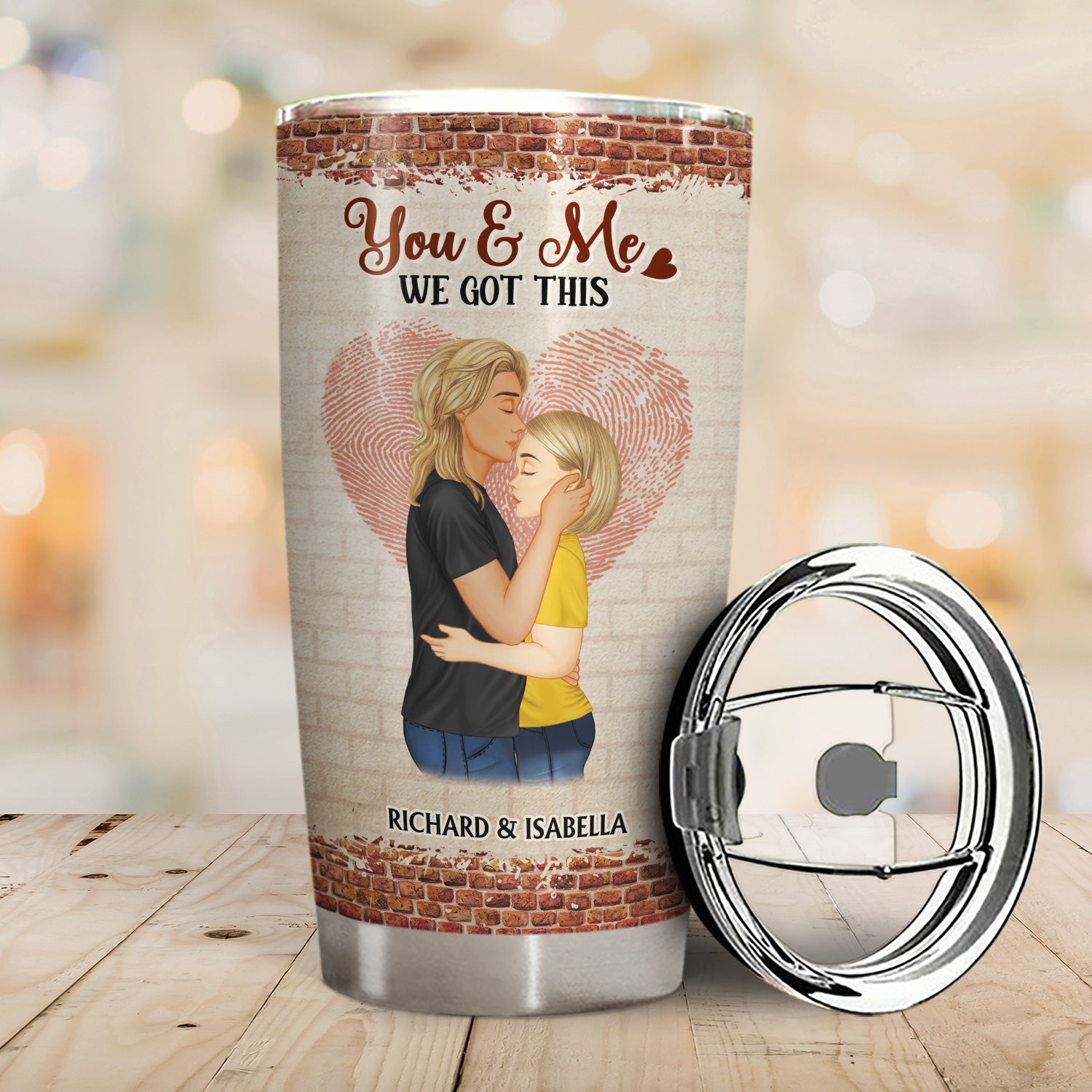 You're The Only One I Want To Annoy For The Rest Of My Life Side Couples - Anniversary, Birthday Gift For Spouse, Husband, Wife, Boyfriend, Girlfriend - Personalized Custom Tumbler