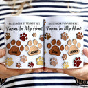 Forever In My Heart - Memorial Gift For Dog Lovers, Cat Lovers - 3D Inflated Effect Printed Mug, Personalized White Edge-to-Edge Mug