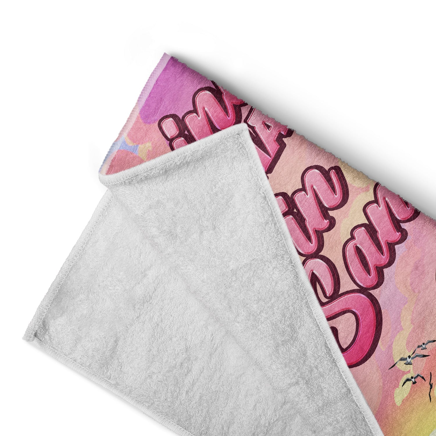 Tanned And Tipsy - Travel, Vacation Gift For Woman, Beach Lovers - Personalized Beach Towel