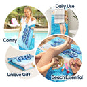 Tanned And Tipsy - Travel, Vacation Gift For Woman, Beach Lovers - Personalized Beach Towel