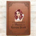 My Leather Recipe Cookbook - Personalized Leather Journal