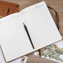 Woman Recipe Cookbook - Personalized Leather Journal