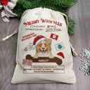 Overnight Delivery From Santa Paws - Personalized Favor Bag