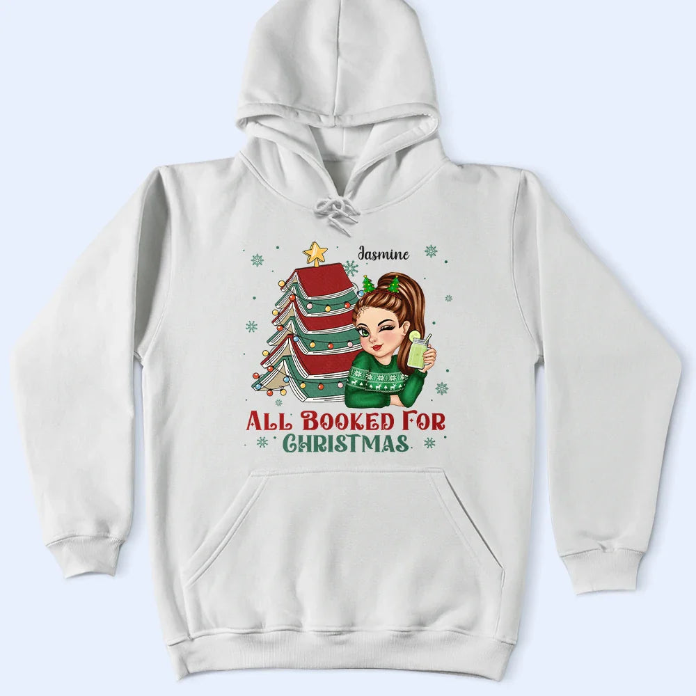 All Booked For Christmas - Personalized Sweatshirt