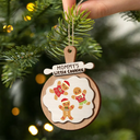 Grandma Grandpa Perfect Batch - Personalized 2-Layered Wooden Ornament