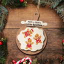 Grandma Grandpa Perfect Batch - Personalized 2-Layered Wooden Ornament