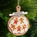 Grandma Grandpa Perfect Batch - Personalized 2-Layered Wooden Ornament