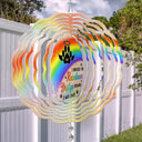 Christmas,Pet Lovers,Dog Lovers,Cat Lovers,Memorial,Sad - Custom Photo A Piece Of My Heart Memorial Christmas - Personalized Wind Spinner