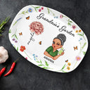 Gift For Grandma, Gift For Kids - Nana's Garden - Personalized Plate