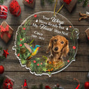 Custom Photo Pet Memorial Forever In My Heart - Personalized Custom Shaped Acrylic Ornament