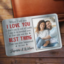 Gift For Couples,Gift For Husband,Gift For Wife,Gift For Boyfriend,Gift For Girlfriend,Love - Custom Photo When I Tell You I Love You - Personalized Aluminum Wallet Card