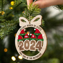 Gift For Couples, Family - Jolliest Bunch Of Elves - Personalized Wooden Cutout Ornament