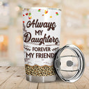 Mother & Daughters Forever Linked Together - Personalized Custom Tumbler