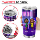 The Best Therapy Drinking - Gift For Besties, Best Friends, BFFs - Personalized Custom Tumbler