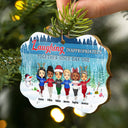 Christmas Colleagues You Are The Reason I Don't Punch People - Personalized Wooden Ornament