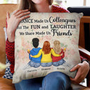 Chance Made Us Colleagues Office Worker Best Friends - Bestie BFF Gift - Personalized Custom Pillow