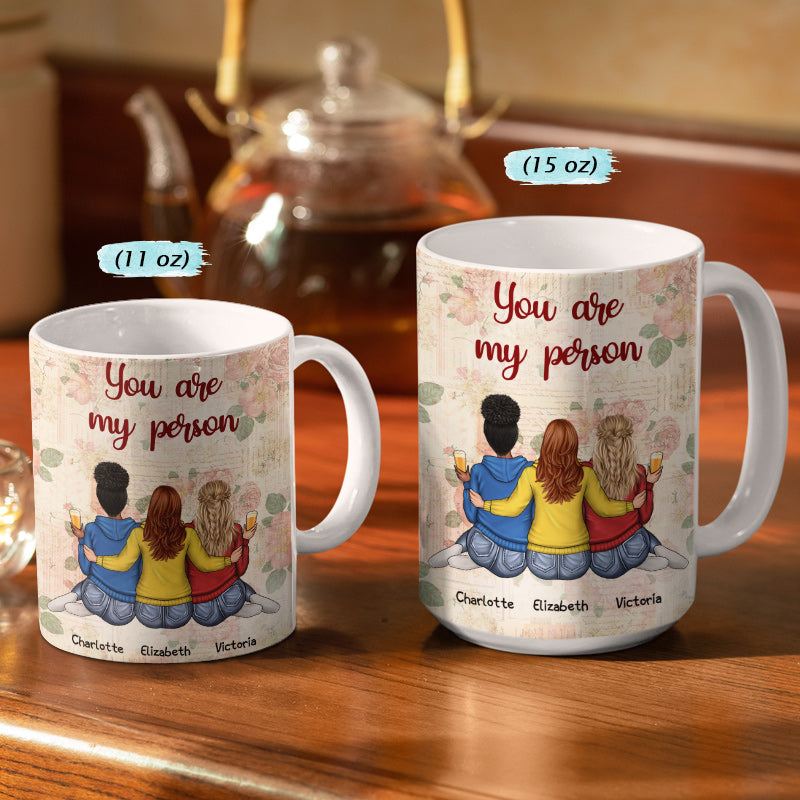 Who We Have In Our Life That Matters Best Friends - Bestie BFF Gift -  Personalized Custom White Edge-to-Edge Mug