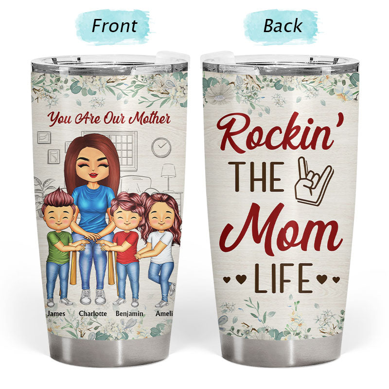 The Love Between Mother & Daughters Is Forever - Mother Gift - Personalized Custom Tumbler