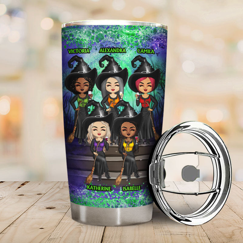 We're Not Sugar And Spice And Everything Nice Witch Best Friends - Bestie BFF Gift - Personalized Custom Tumbler