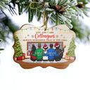 Sisters & Brothers Will Always Be Connected By Heart - Christmas Gift For Siblings And Best Friends - Personalized Custom Wooden Ornament