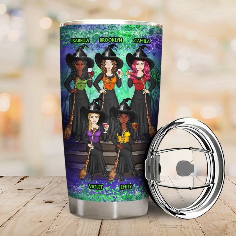 We're Not Sugar And Spice And Everything Nice Witch Family Best Friends - Bestie BFF Gift - Personalized Custom Tumbler