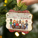 Thank You For The Laughter And For All The Funny Times Christmas Best Friends - Bestie BFF Gift - Personalized Custom Wooden Ornament