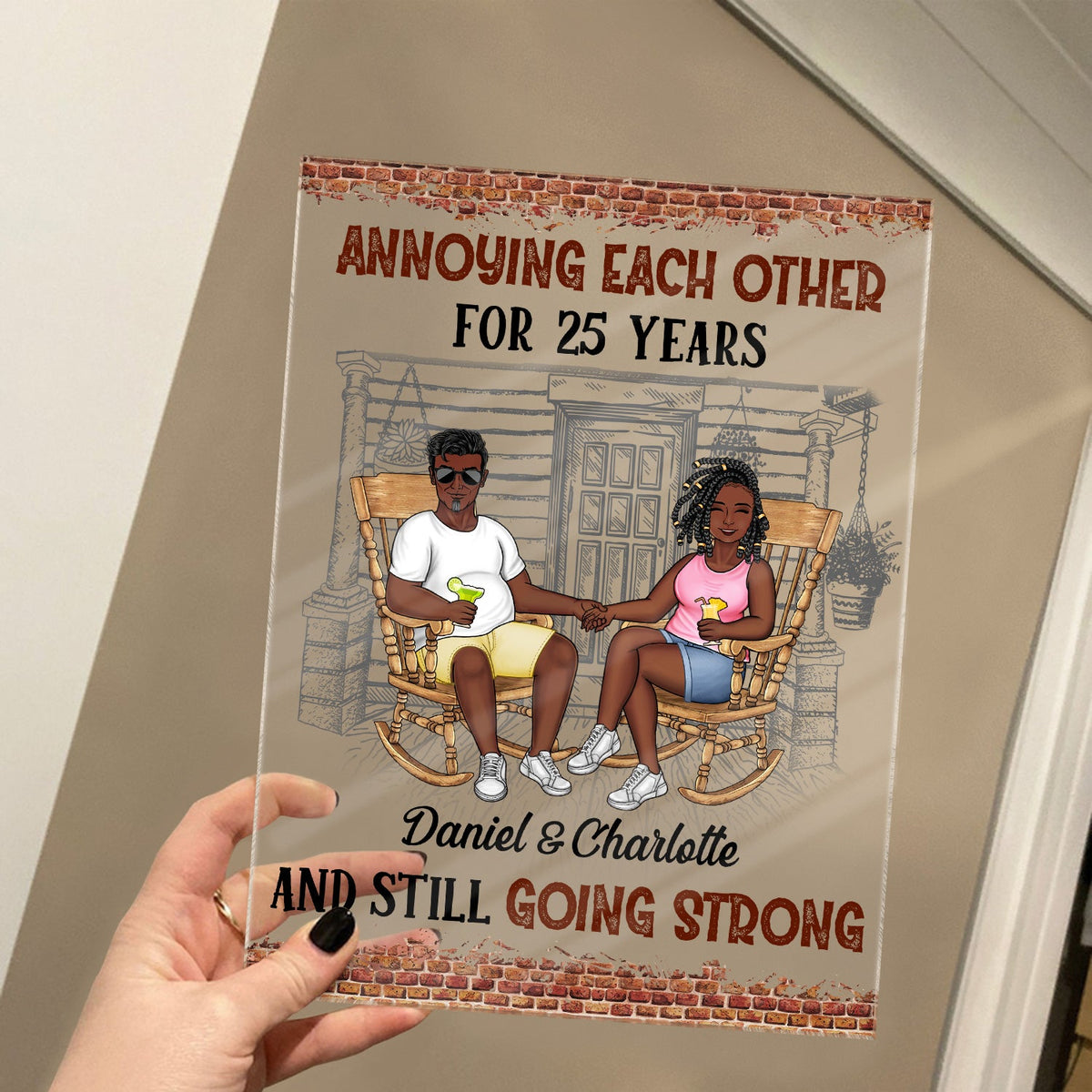 Annoying Each Other For Years And Still Going Strong - Anniversary, Birthday Gift For Lover, Husband, Wife, Couple - Personalized Custom Vertical Rectangle Acrylic Plaque