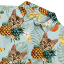 Custom Photo Funny Family Pet Face Tropical Fruit - Gift For Men, Dog And Cat Lovers - Personalized Custom Hawaiian Shirt