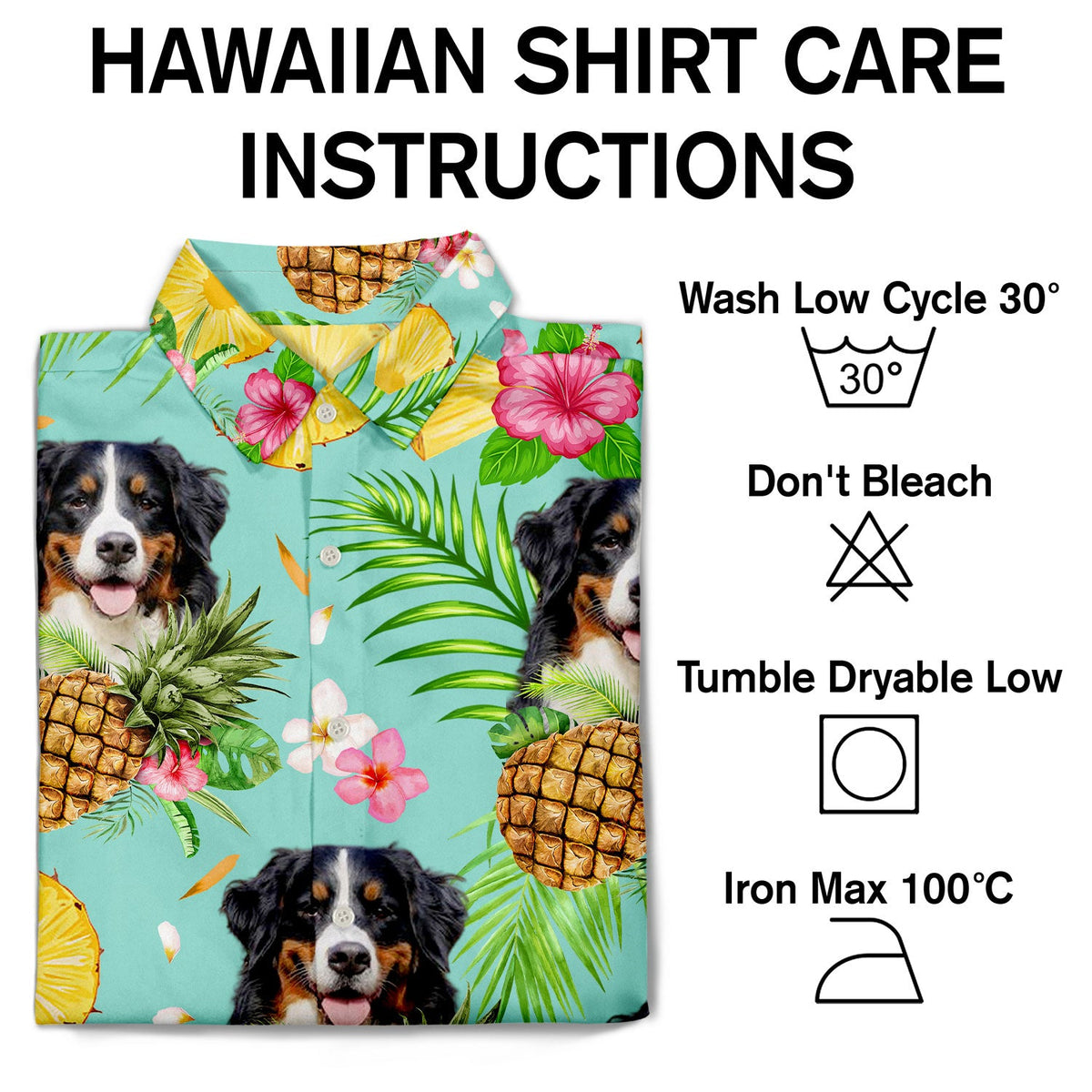 Custom Photo Funny Family Pet Face Tropical Fruit - Gift For Men, Dog And Cat Lovers - Personalized Custom Hawaiian Shirt