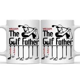 The Golf Father Funny Golfer Dad - Personalized Mug