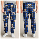 Family, Parents, Gift For Kids - Custom Photo Family Plaid Pattern - Personalized Kid Pajama Pants