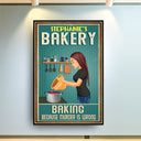 Baking Because Murder Is Wrong - Gift For Baking Lovers - Personalized Custom Poster