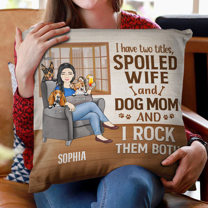 Thank You Best Dog Mom Ever - Mother Gift - Personalized Custom Pillow